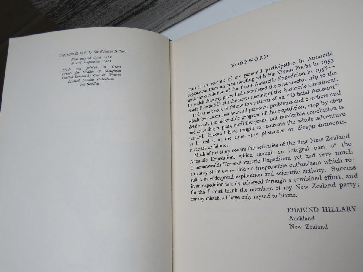 No Latitude For Error By Sir Edmund Hillary 1961