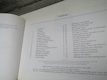 The Flying Scots A Century of Aviation In Scotland By Jack Webster 1994 Author Signed book image 4