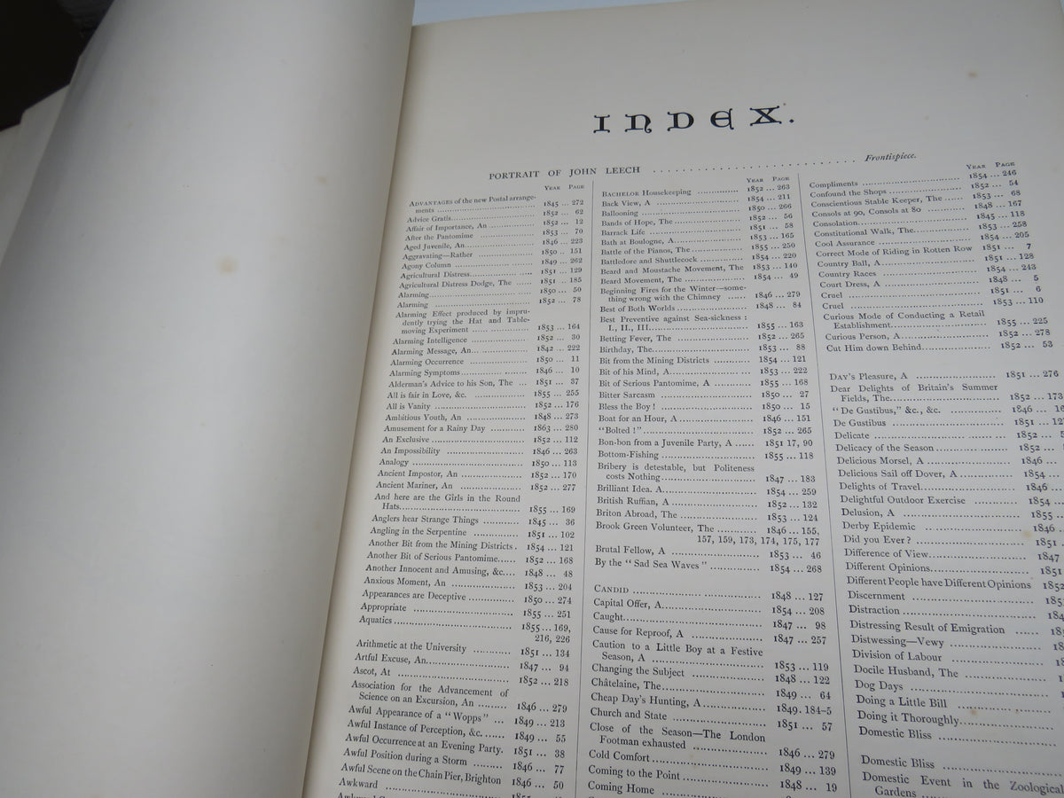 John Leech's Pictures of Life and Character From The Collection of "Mr. Punch" 1886-1887