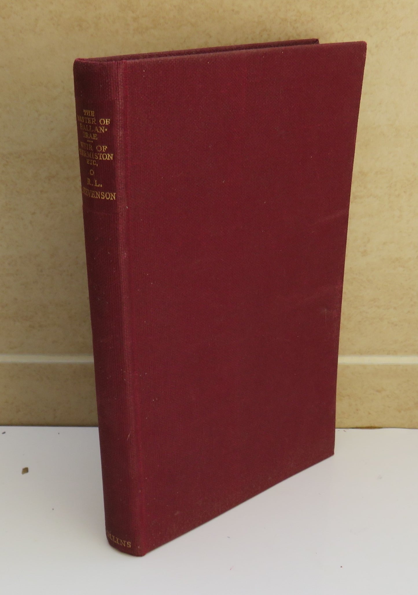 The Master of Ballantrae and Weir of Hermiston by R. L. Stevenson, 1953