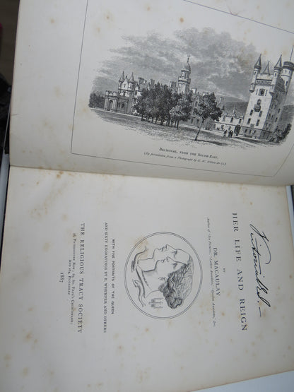 Victoria Her Life and Reign By Dr. Macaulay 1887