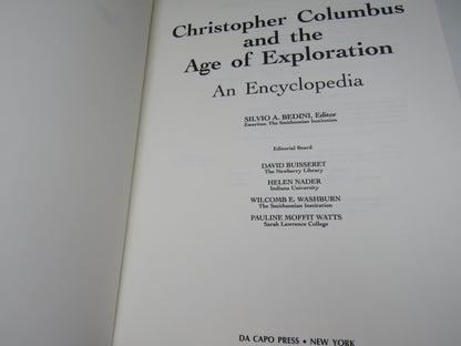 Christopher Columbus and the Age of Exploration, An Encyclopedia edited by Silvio A. Bedini, 1998 book image 3