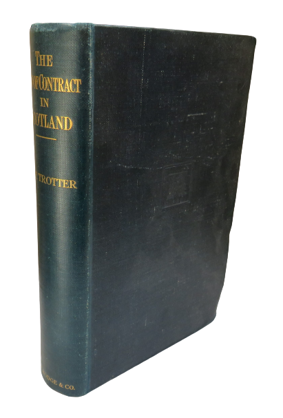 The Law of Contract in Scotland by William Finlayson Trotter, 1913