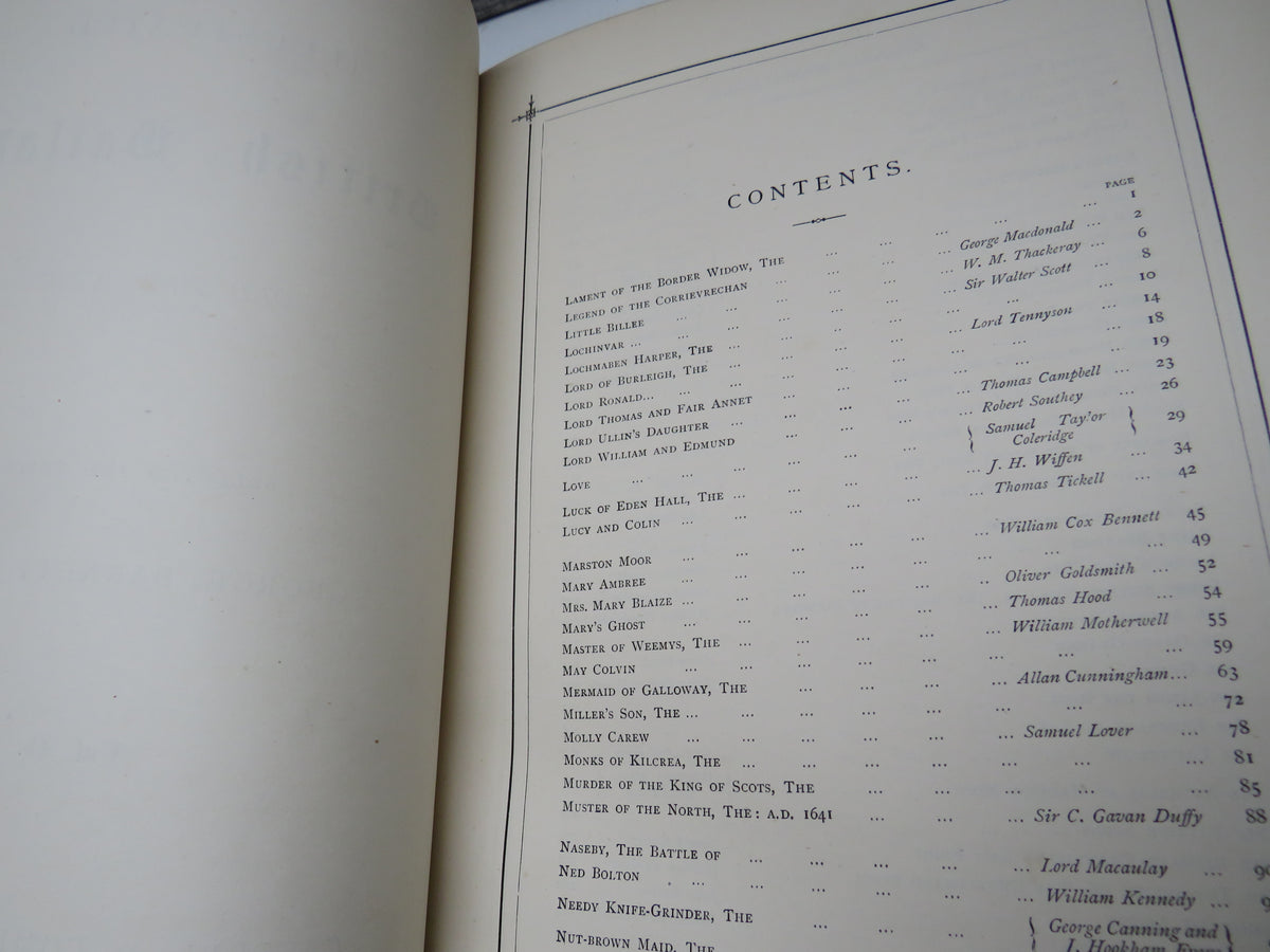 Illustrated British Ballads, Old and New Selected and Edited By George Barnett Smith 1886