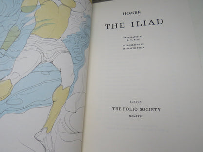 The Iliad translated by E. V. Rieu, Lithographs by Elisabeth Frink, 1975 book image 5