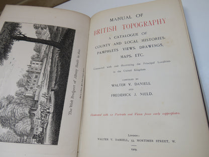 Manual of British Topography, A Catalogue of County and Local Histories, Pamphlets Views, Drawings,  book image 4
