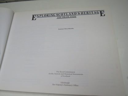 Exploring Scotland's Heritage, The Highlands by Joanna Close-Brooks, 1986 book image 3