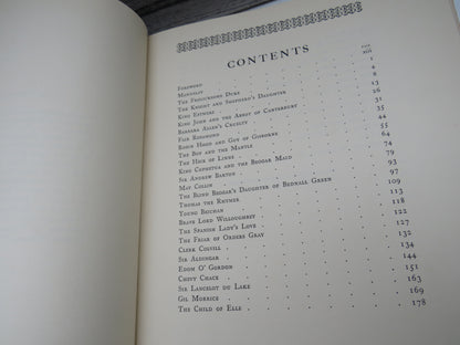 A Book of Old Ballads Selected and With An Introduction By Beverley Nichols & Illustrated By H.M.Brock 1934