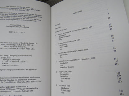 The Writings of John Evelyn edited by Guy de la Bedoyere, 1995, First Edition book image 4