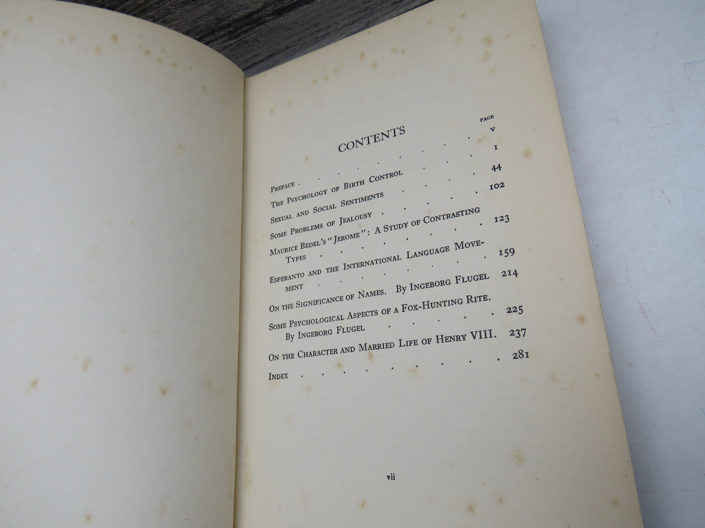 Men and Their Motives Psycho-Analytical Studies By J.C. Flugel 1934 1st Edition