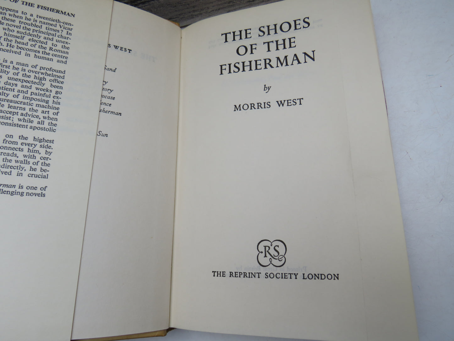 The Shoes of the Fisherman By Morris West 1964