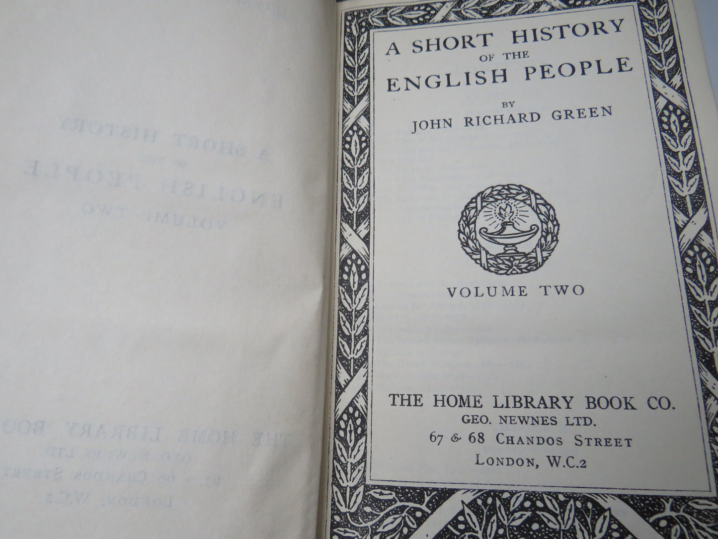 7 Volumes of "John O' London's" Home Library To Include "Sesame and Lilies etc" By Ruskin, "The Life of Nelson" By Southey ...
