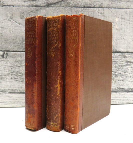 Plutarch's Lives & The Dryden Plutarch Revised By Arthur Hugh Clough In 3 Volumes