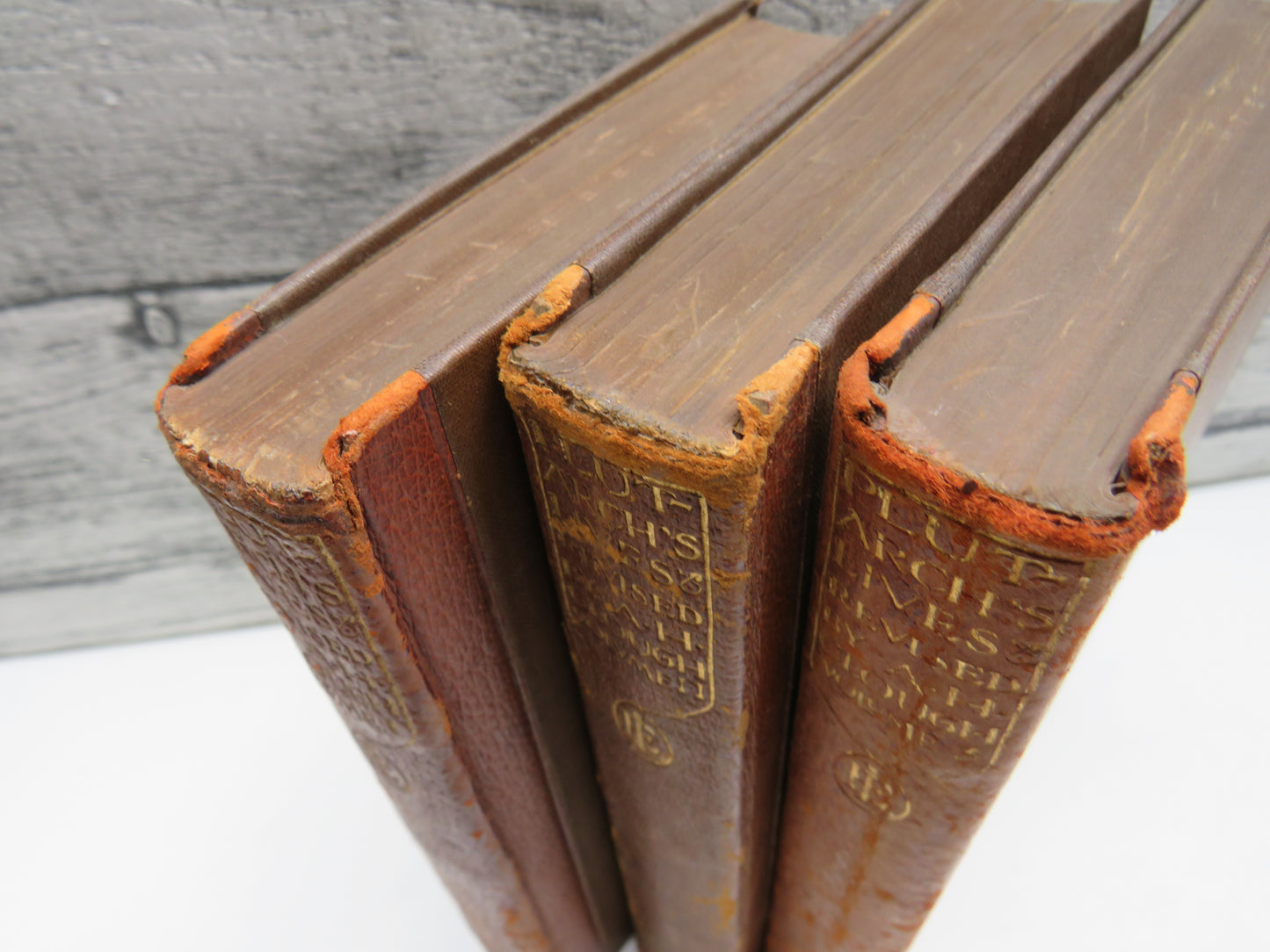 Plutarch's Lives & The Dryden Plutarch Revised By Arthur Hugh Clough In 3 Volumes