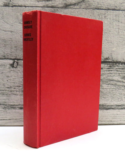 Unholy Crusade By Dennis Wheatley 1967 book front cover