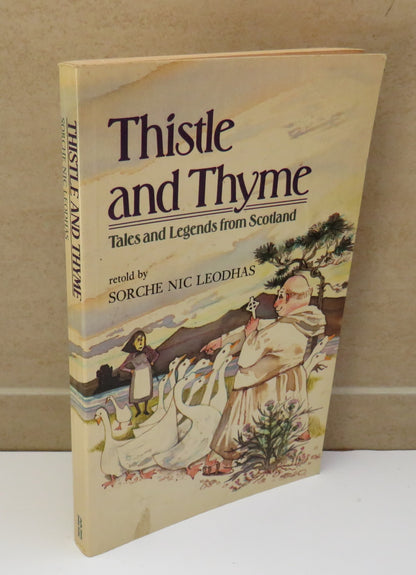 Thistle and Thyme, Tales and Legends from Scotland retold by Sorche Nic Leodhas, 1985 book image 2