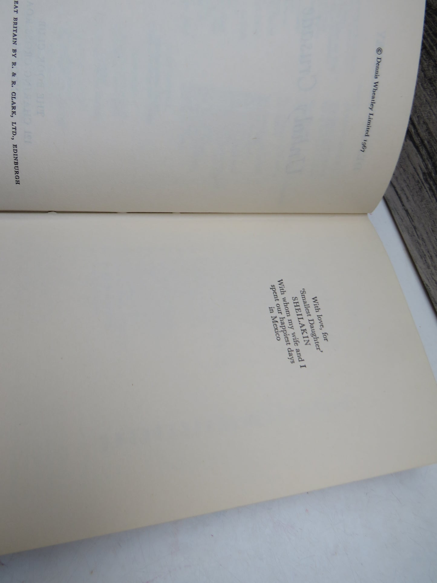 Unholy Crusade By Dennis Wheatley 1967