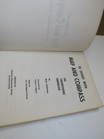 Be Expert with Map and Compass, The 'ORIENTEERING' Handbook by Bjorn Kjellstrom, 1955 book image 4