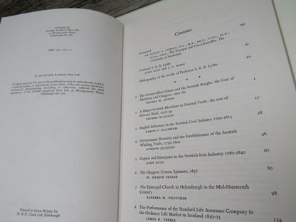 Scottish Themes, Essays in honour of Professor S. G. E. Lythe, edited by John Butt & J. T. Ward, 197 book image 4