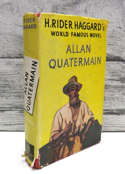 Allan Quatermain by H. Rider Haggard, 1950 book front cover