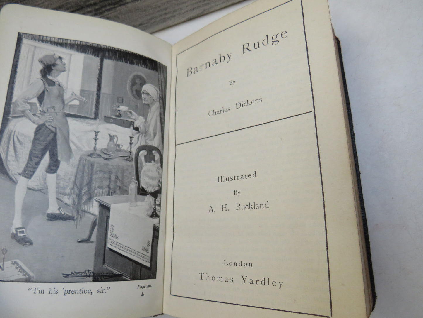 Barnaby Rudge By Charles Dickens Illustrated By A. H. Buckland