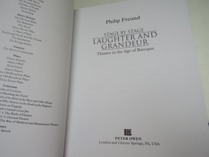 Stage by Stage Laughter and Grandeur, Theatre in the Age of Baroque, by Philip Freund, 2008, Volume  book image 3