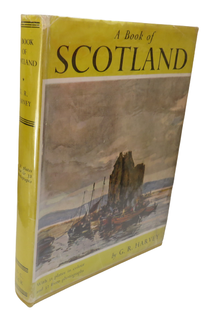 A Book of Scotland by G. R. Harvey, 1950 book front cover