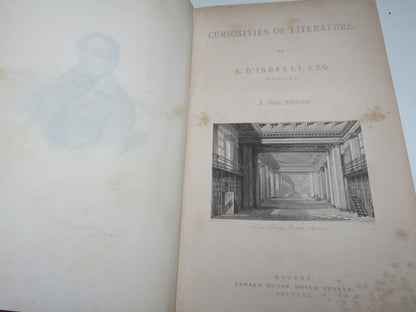 Curiosities of Literature By I. D'Israeli A New Edition 1840