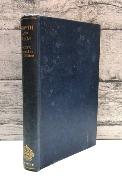 Essays on Growth and Form presented to D'arcy Wentworth Thompson, 1947, Vintage Book book front cover