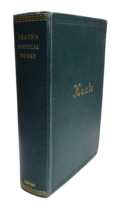 The Poetical Works Of John Keats By H. Buxton Forman 1914 book front cover