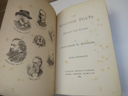 Recent & Living Scottish Poets by Alexander G. Murdoch with Portraits, 1883 book image 4