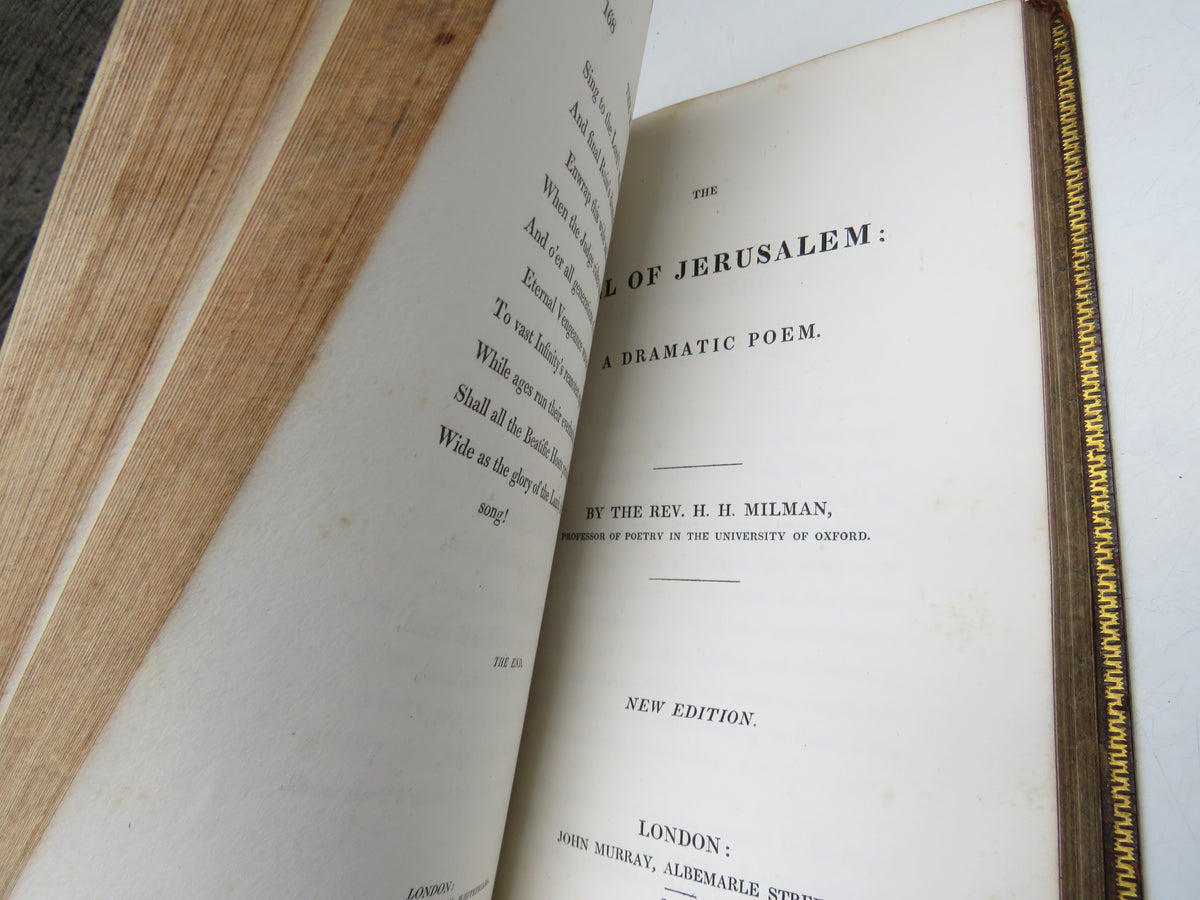 The Martyr of Antioch: A Dramatic Poem By The Rev. H.H. Milman 1822