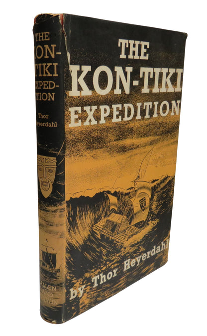 The Kon-Tiki Expedition By Raft Across The South Seas By Thor Heyerdahl Translated By F.H. Lyon 1951 book front cover