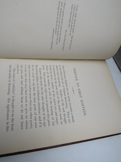 Studies In The Poetry of Robert Browning By James Fotheringham 1888