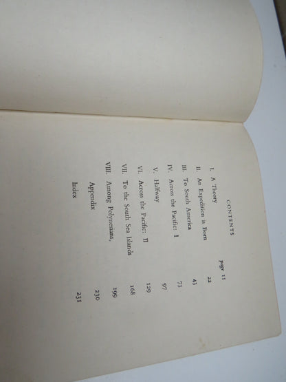 The Kon-Tiki Expedition By Raft Across The South Seas By Thor Heyerdahl Translated By F.H. Lyon 1951 book image 5