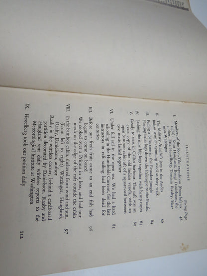 The Kon-Tiki Expedition By Raft Across The South Seas By Thor Heyerdahl Translated By F.H. Lyon 1951 book image 6