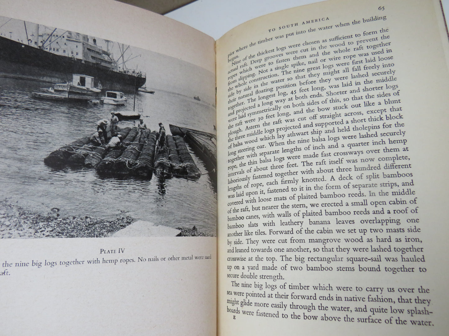 The Kon-Tiki Expedition By Raft Across The South Seas By Thor Heyerdahl Translated By F.H. Lyon 1951