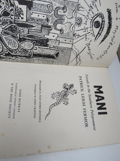 Mani Travels In The Southern Peloponnese By Patrick Leigh Fermor 1958 book image 3