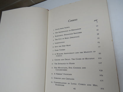 Mani Travels In The Southern Peloponnese By Patrick Leigh Fermor 1958 book image 5