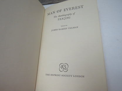 Man of Everest, the Autobiography of Tenzing, told by James Ramsey Ullman, 1956 book image 4