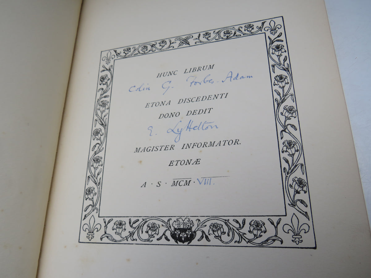 Poems By Thomas Gray 1907 - Eton College