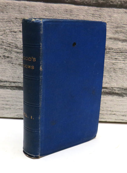 Poems of Thomas Hood, Volume I, 1881, Antique Miniature Poetry Book book front cover