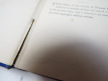 Poems of Thomas Hood, Volume I, 1881, Antique Miniature Poetry Book book image 4