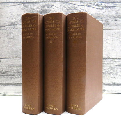 The Letters of Charles Lamb To Which Are Added Those of His Sister Mary Lamb In 3 Volumes 1935