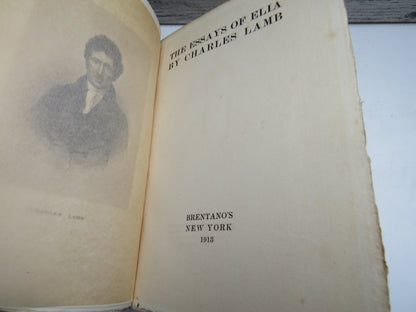 The Essays of Elia By Charles Lamb 1913