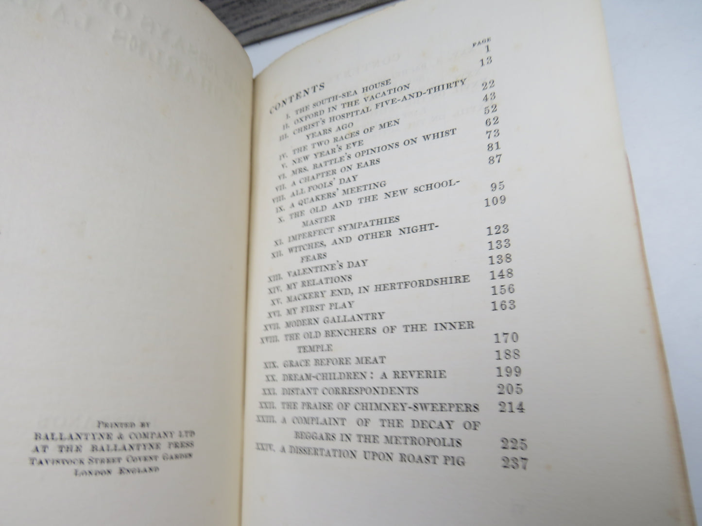 The Essays of Elia By Charles Lamb 1913