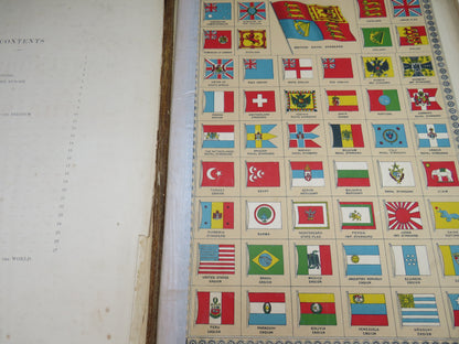 Bacon's The Excelsior Atlas and Gazetteer of the World, Antique Atlas book image 3