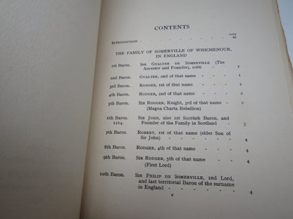 The Baronial House of Somerville By James Somerville 1920 book image 4