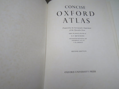 Concise Oxford Atlas Prepared By The Cartographic Department of the Clarendon Press 1966 book image 3