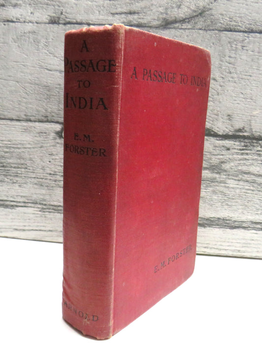 A Passage To India By E. M. Forster 1924 1st Edition book front cover